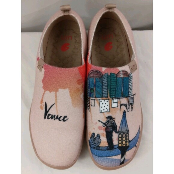 UIN Shoes - UIN Ciao Venice Toledo Shoes Slip On Casual Sneaker Wearable Art Womens Size 9.5